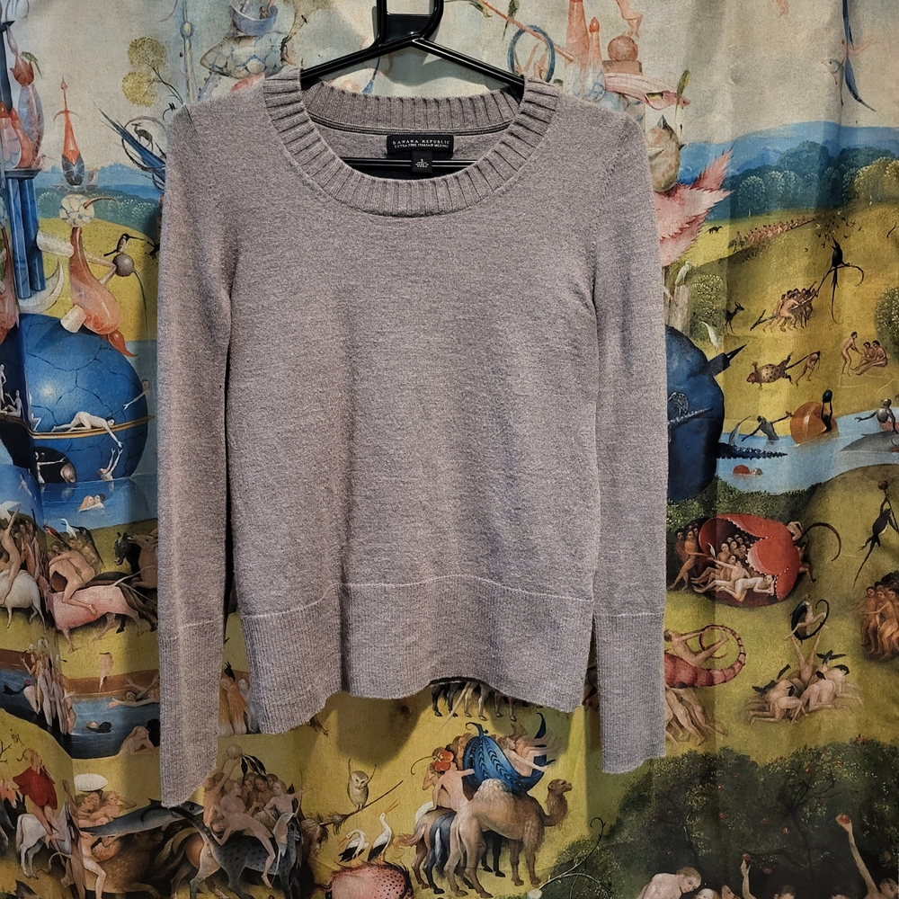 BANANA REPUBLIC | Merino Wool Sweater in Gray